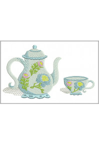 Hom034 - Teapot and cup lili